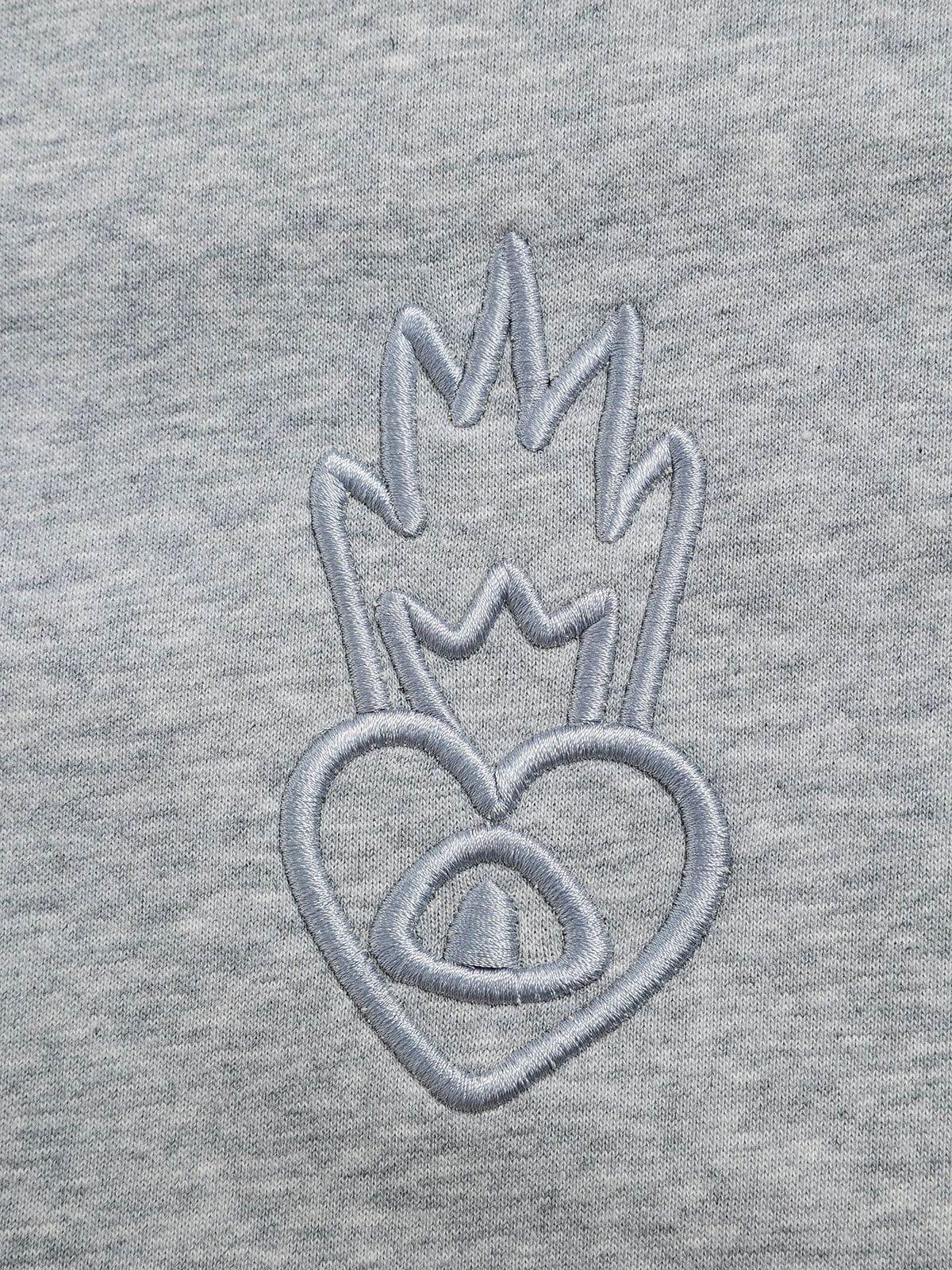Aelfric Eden Embroidery Rabbit Ears Zip Up Hoodie Product Image