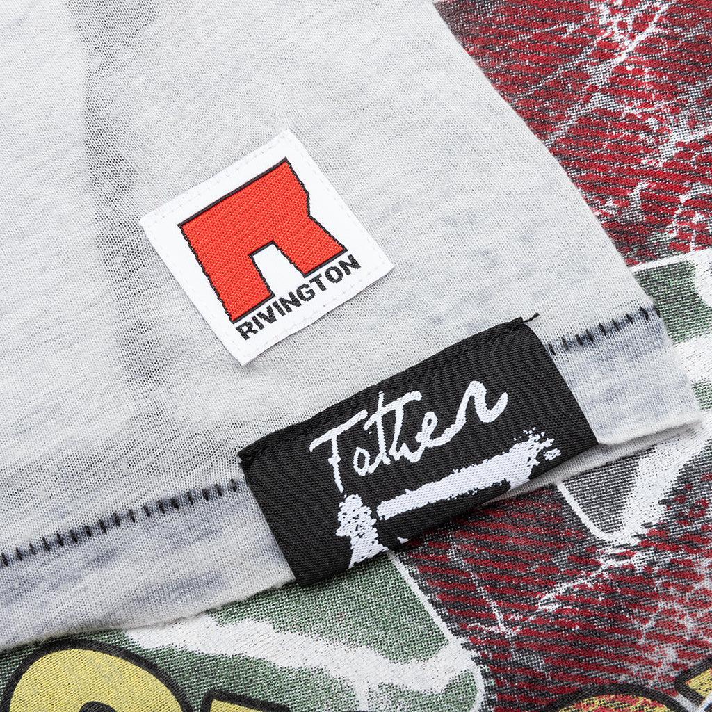 Founding Narrative Tee - Blue Burnout Male Product Image