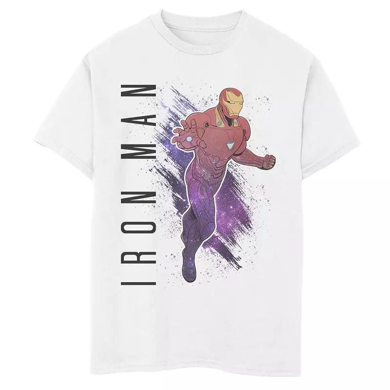 Boys 8-20 Marvel Avengers Endgame Iron Man Galaxy Painted Graphic Tee, Boys Product Image