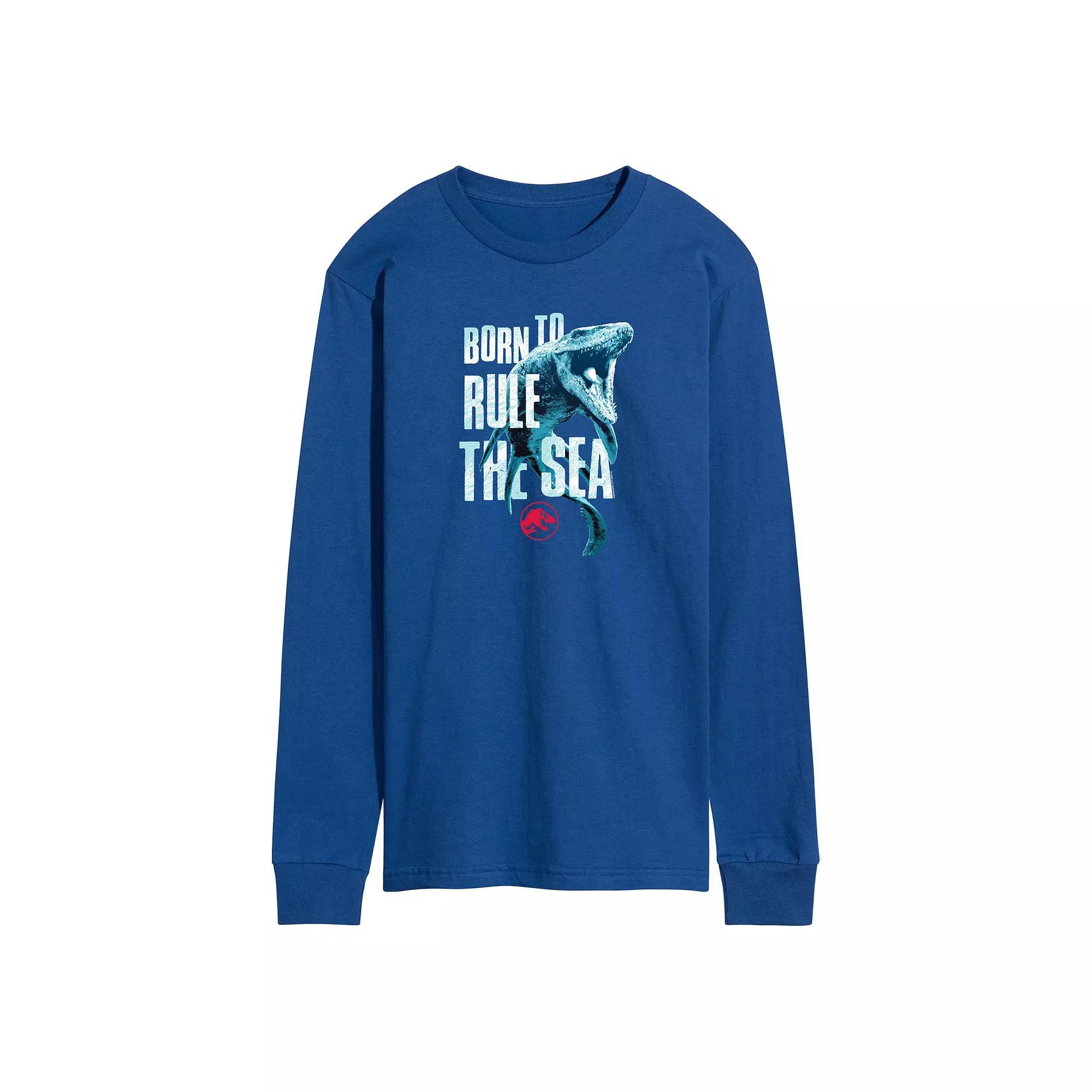 Mens Jurassic World Born To Rule The Sea Long Sleeve Product Image