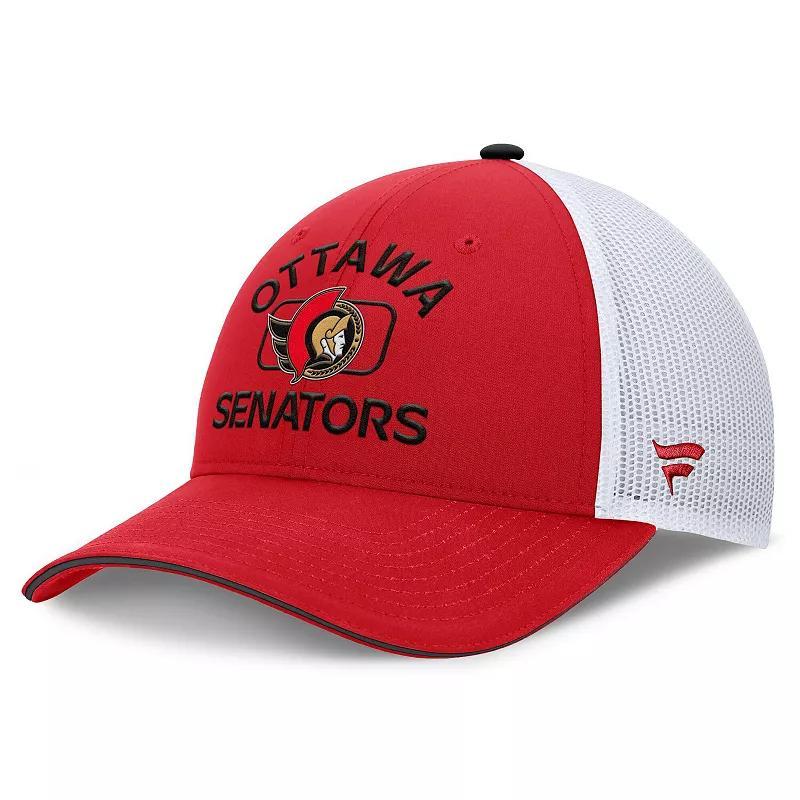 Men's Fanatics Navy/White Winnipeg Jets Authentic Pro Rink Trucker Hat, Jts Blue Product Image