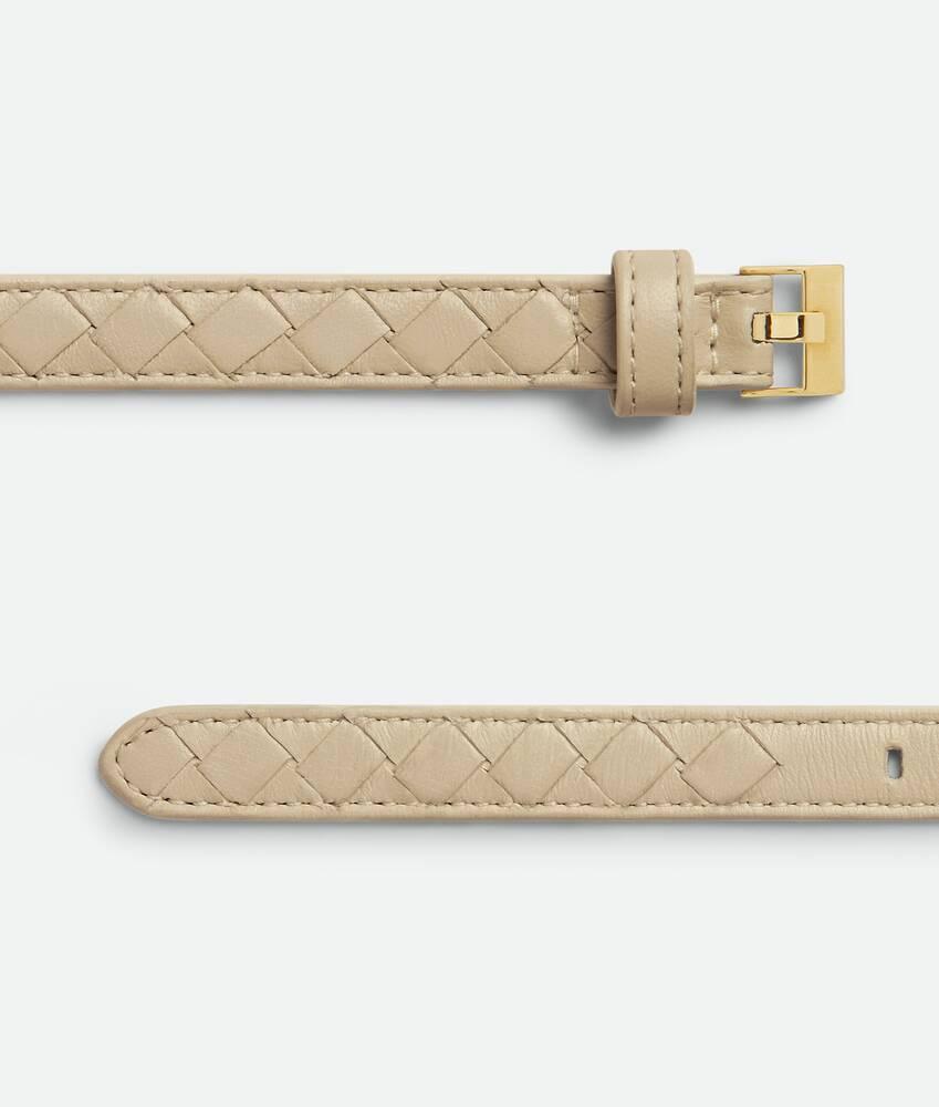 Women's Watch Double Belt in Ecru Product Image