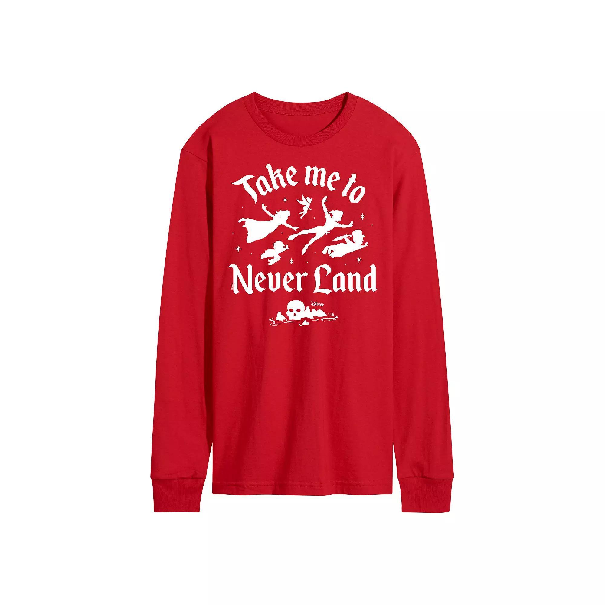 Disneys Peter Pan Mens Never Land Long Sleeve Product Image