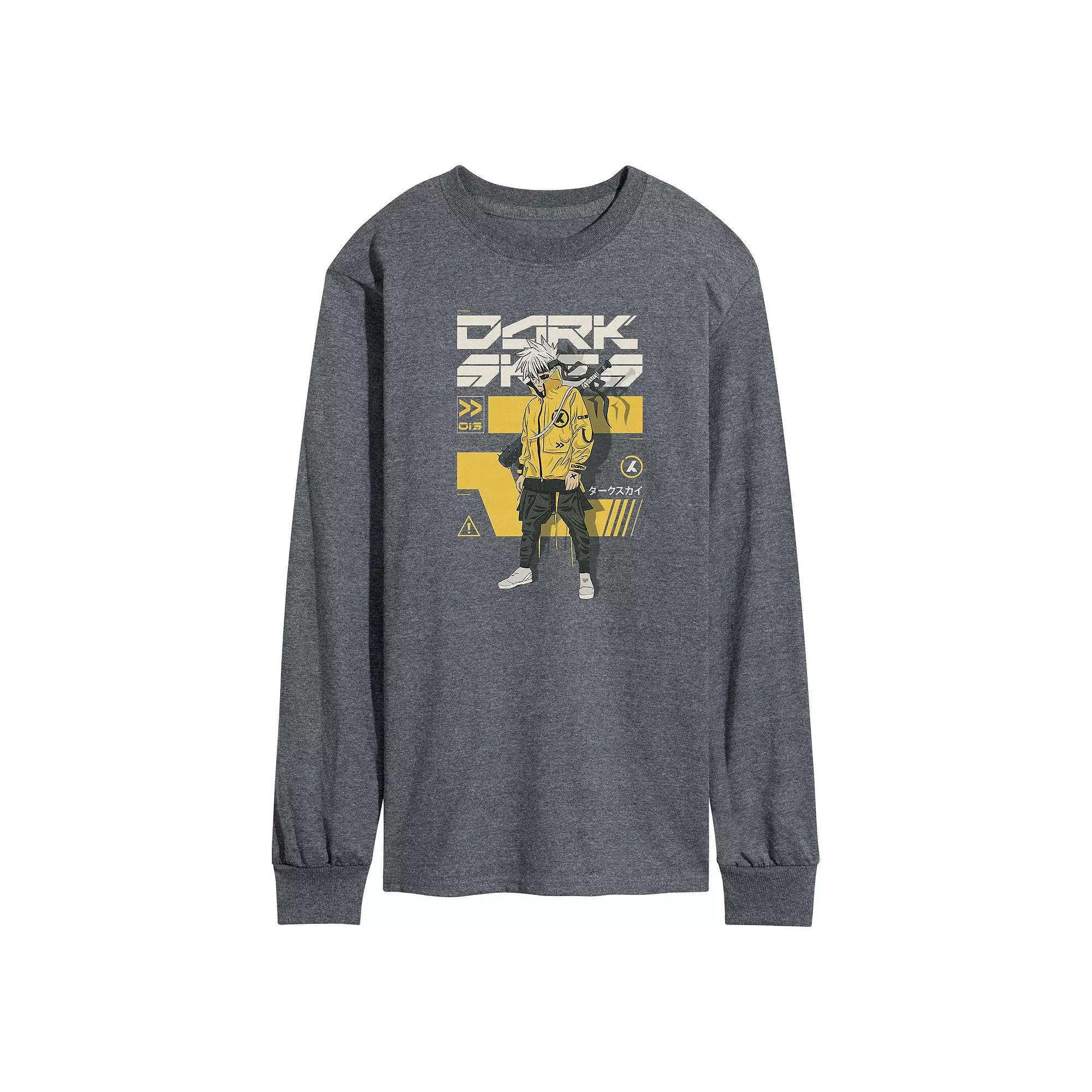 Mens Anime Dark Skies Long Sleeve Tee Product Image