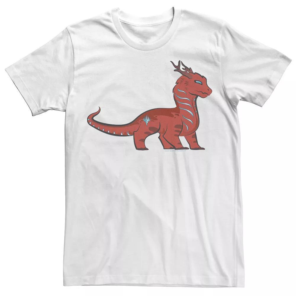 Big & Tall Magic: The Gathering Lore Drakkis Cartoon Tee, Men's, Size: 3XL, White Product Image