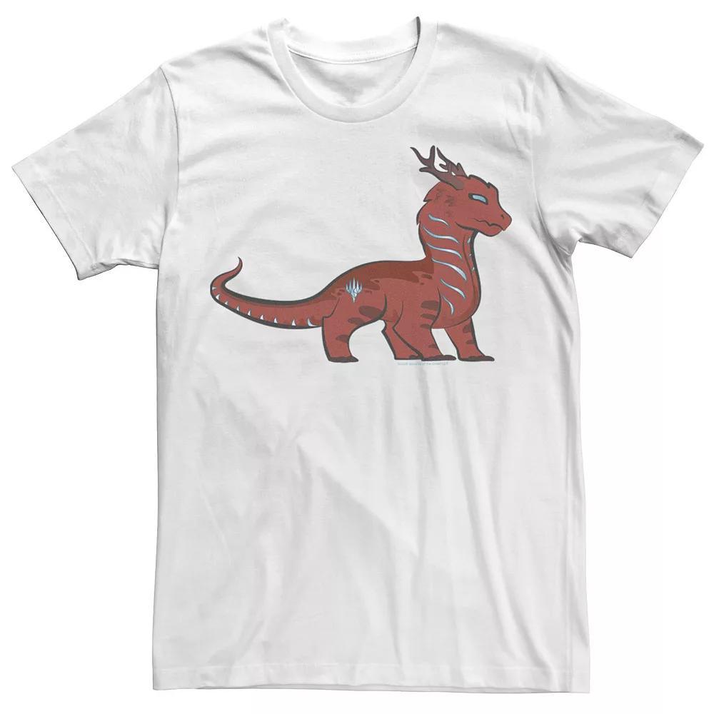 Big & Tall Magic: The Gathering Lore Drakkis Cartoon Tee, Men's, Size: 3XL, White Product Image