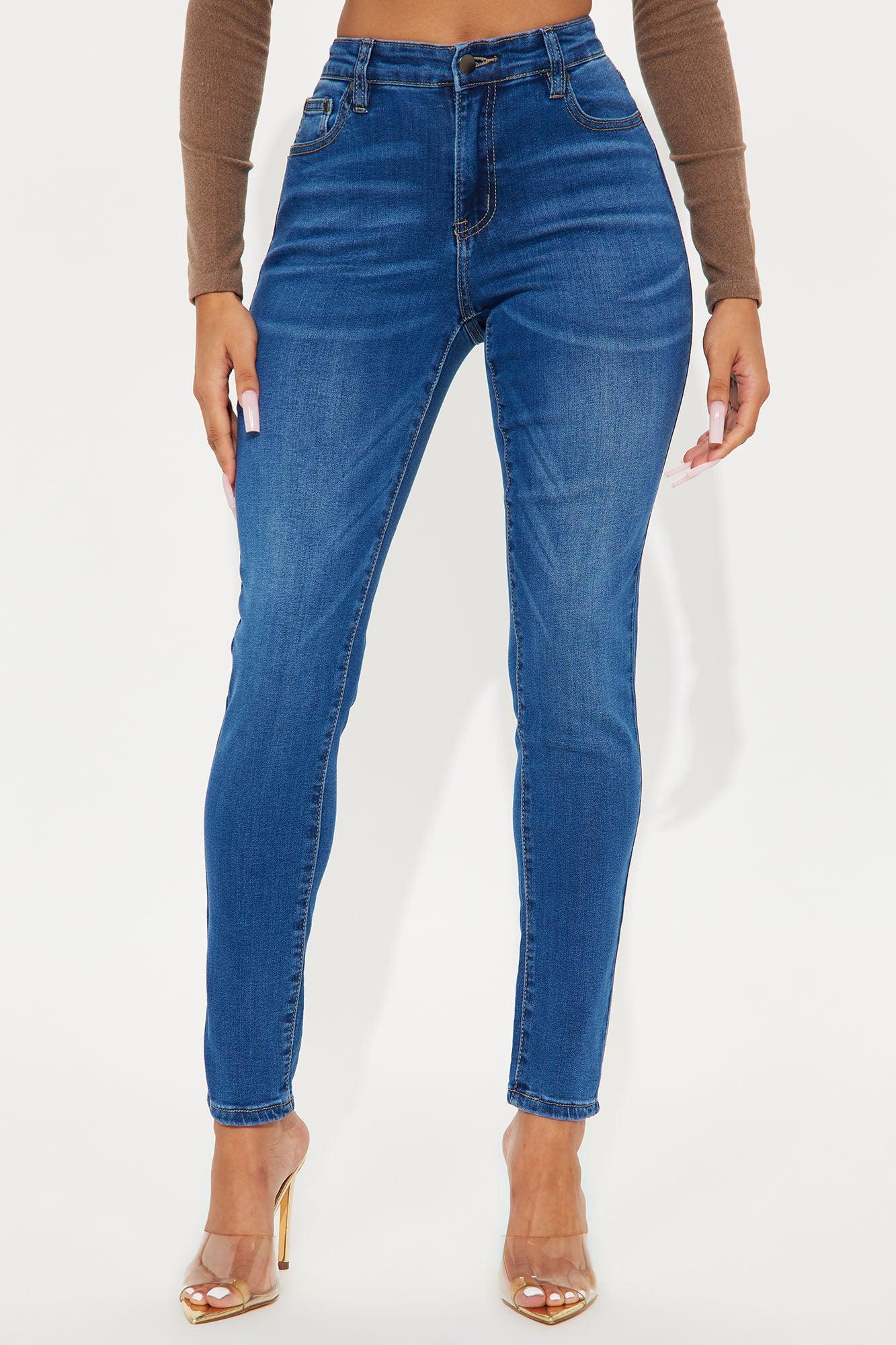 Classic Premium High Rise Skinny Jeans - Medium Wash Product Image