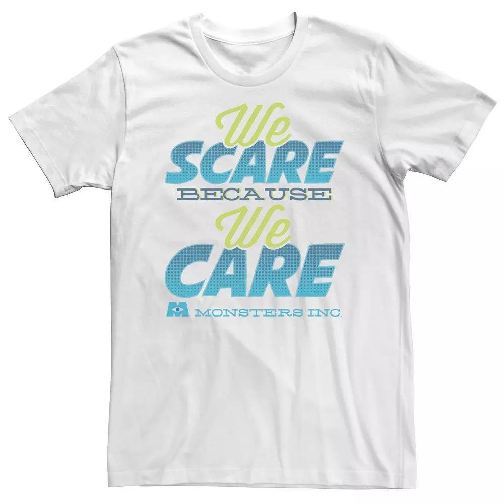Big & Tall Disney / Pixar Monsters University Scaring Is Caring Tee, Men's, Size: 4XL Tall, White Product Image