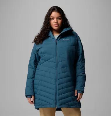 Columbia Women's Joy Peak II Mid Hooded Jacket - Plus Size- Product Image
