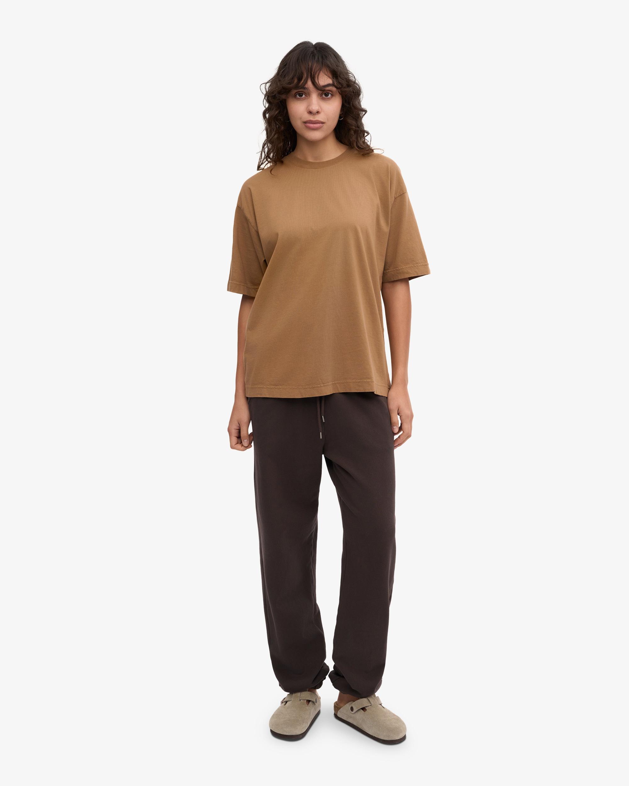 Oversized Organic T-Shirt - Sahara Camel Product Image