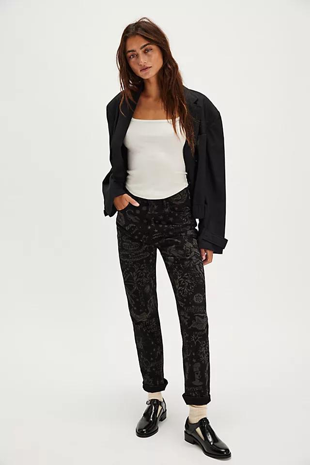 MOTHER High-Waisted Rider Ankle Jeans Product Image