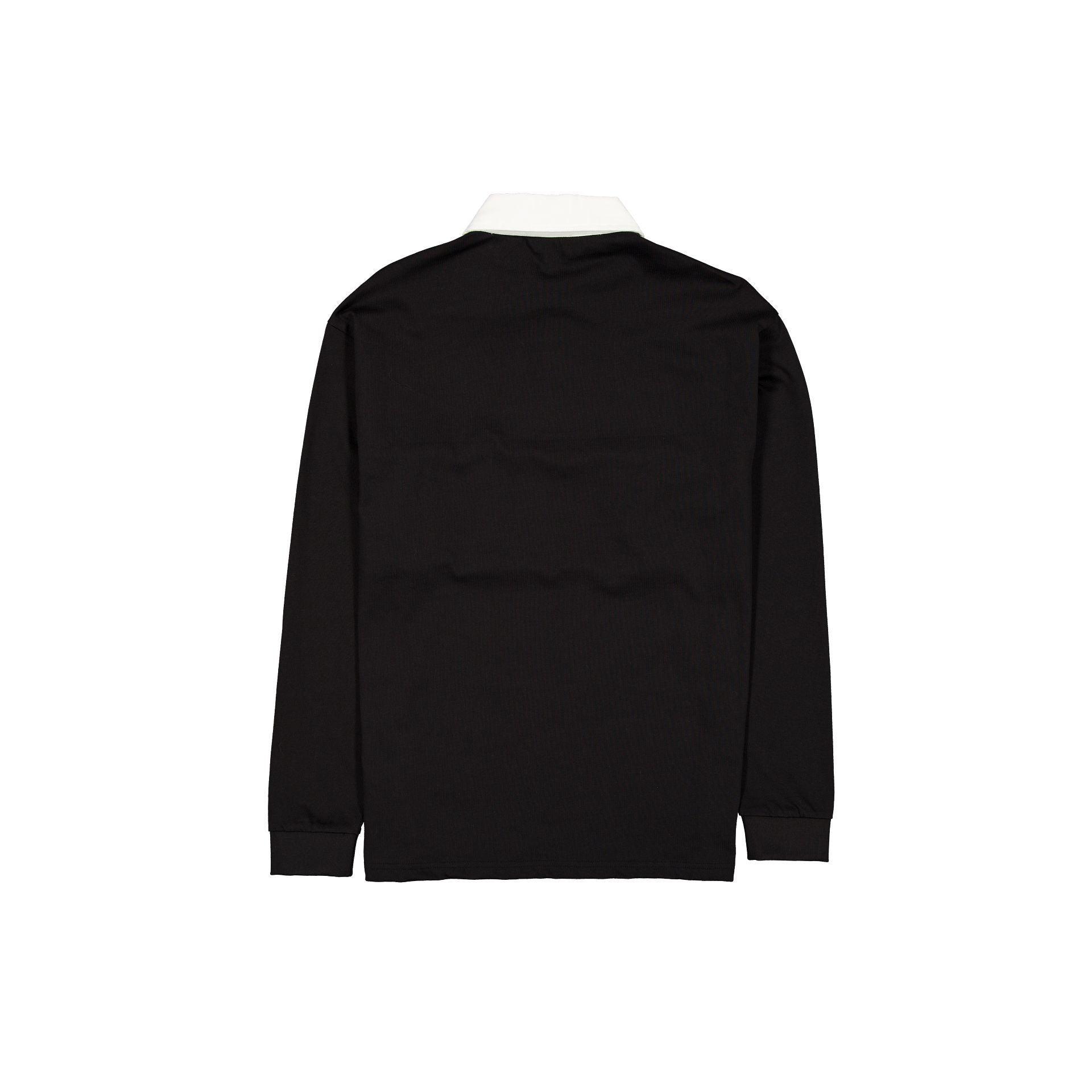Chicago Bulls Black Long Sleeve Rugby Shirt Male Product Image