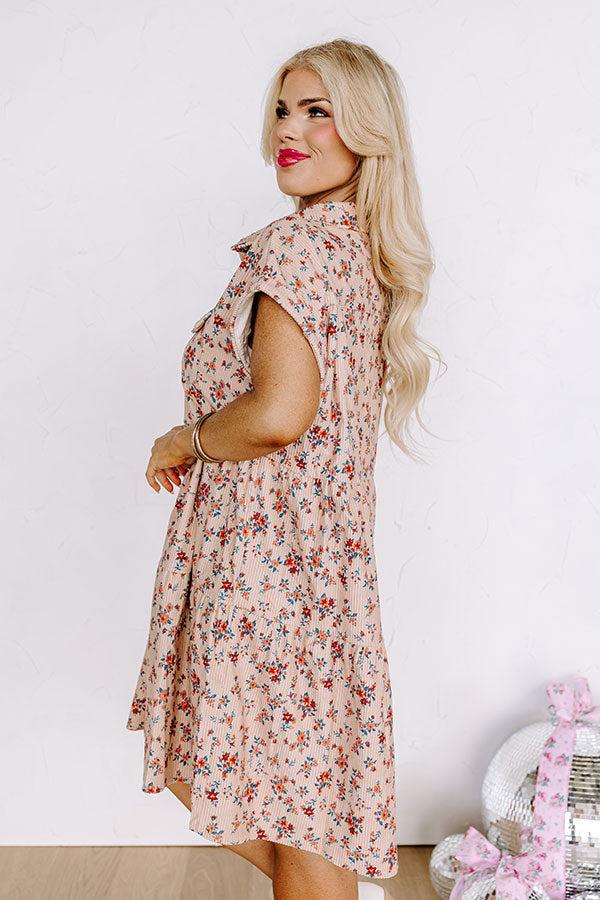 Feeling At Peace Corduroy Dress Curves Product Image