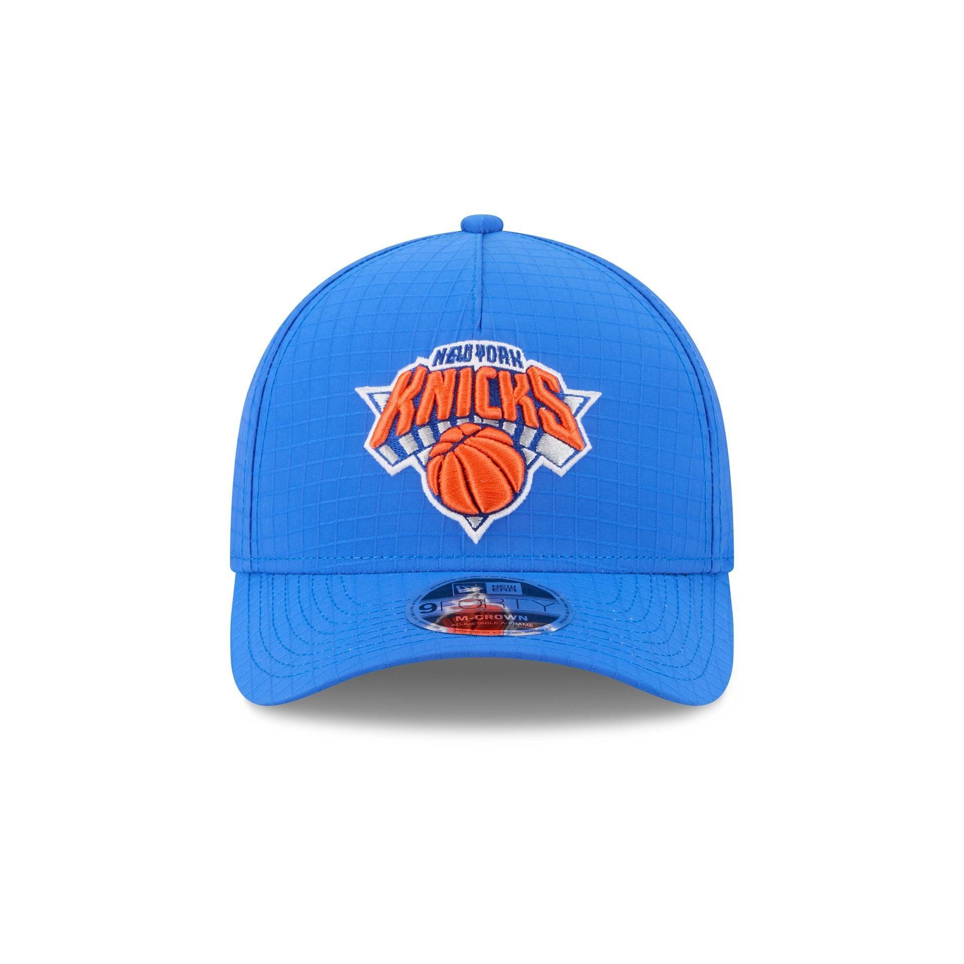 New York Knicks Ripstop 9FORTY M-Crown A-Frame Snapback Hat Male Product Image
