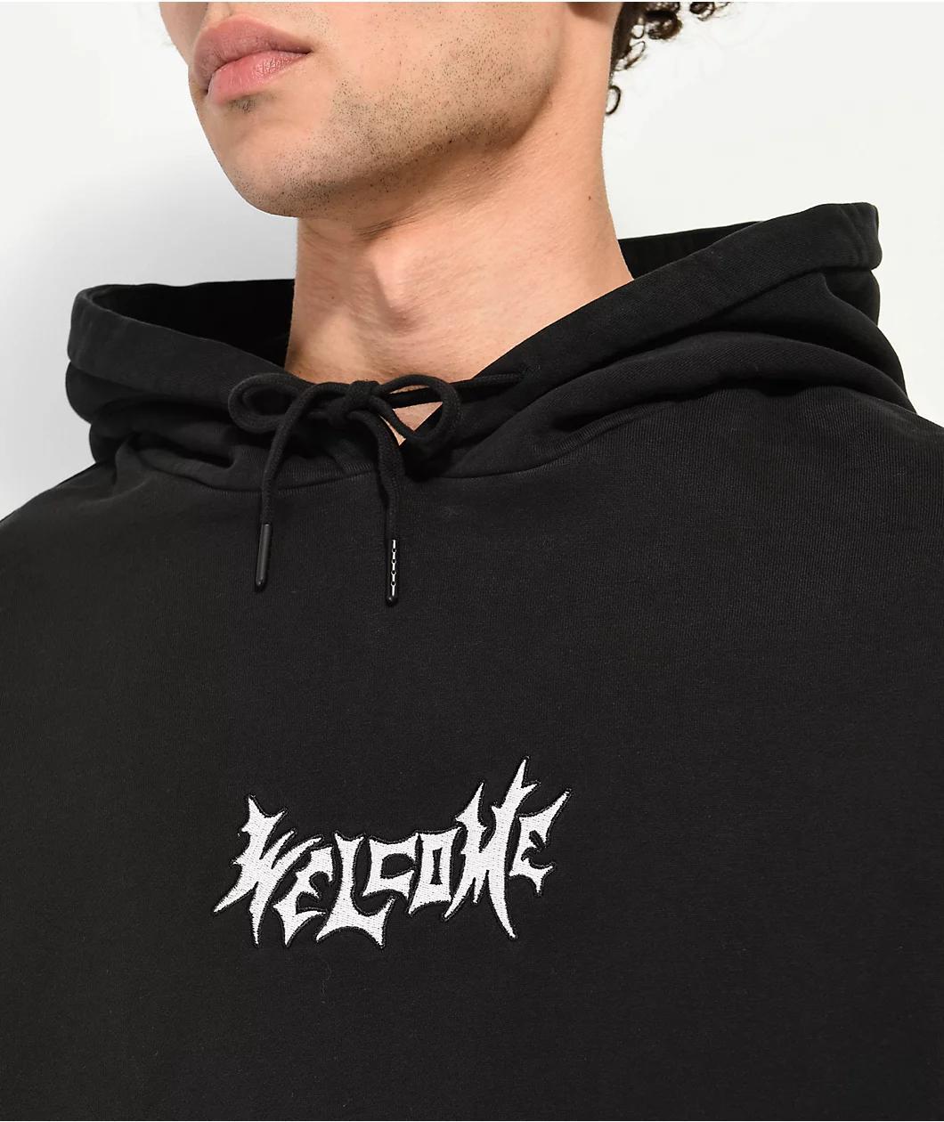 Welcome Vamp Black Hoodie Product Image