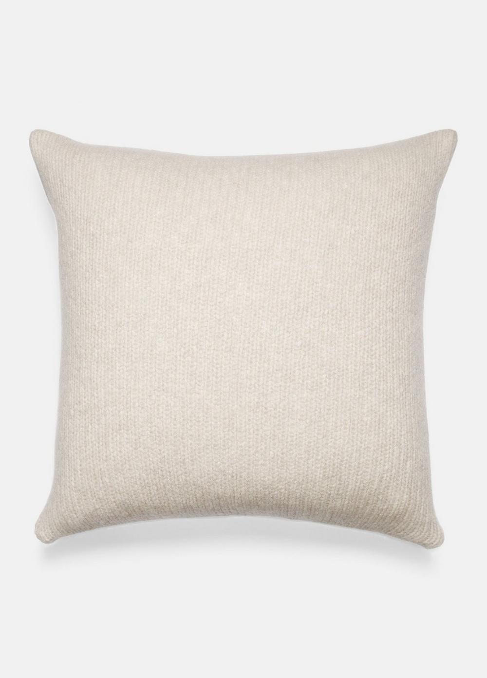 Wool and Cashmere Cardigan-Stitch Pillow Product Image