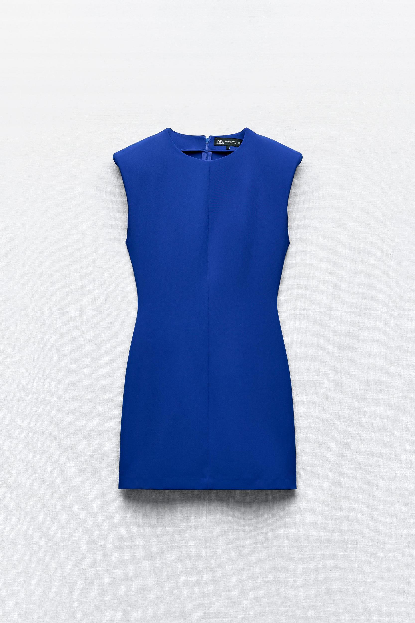 MINI DRESS WITH SHOULDER PADS Product Image