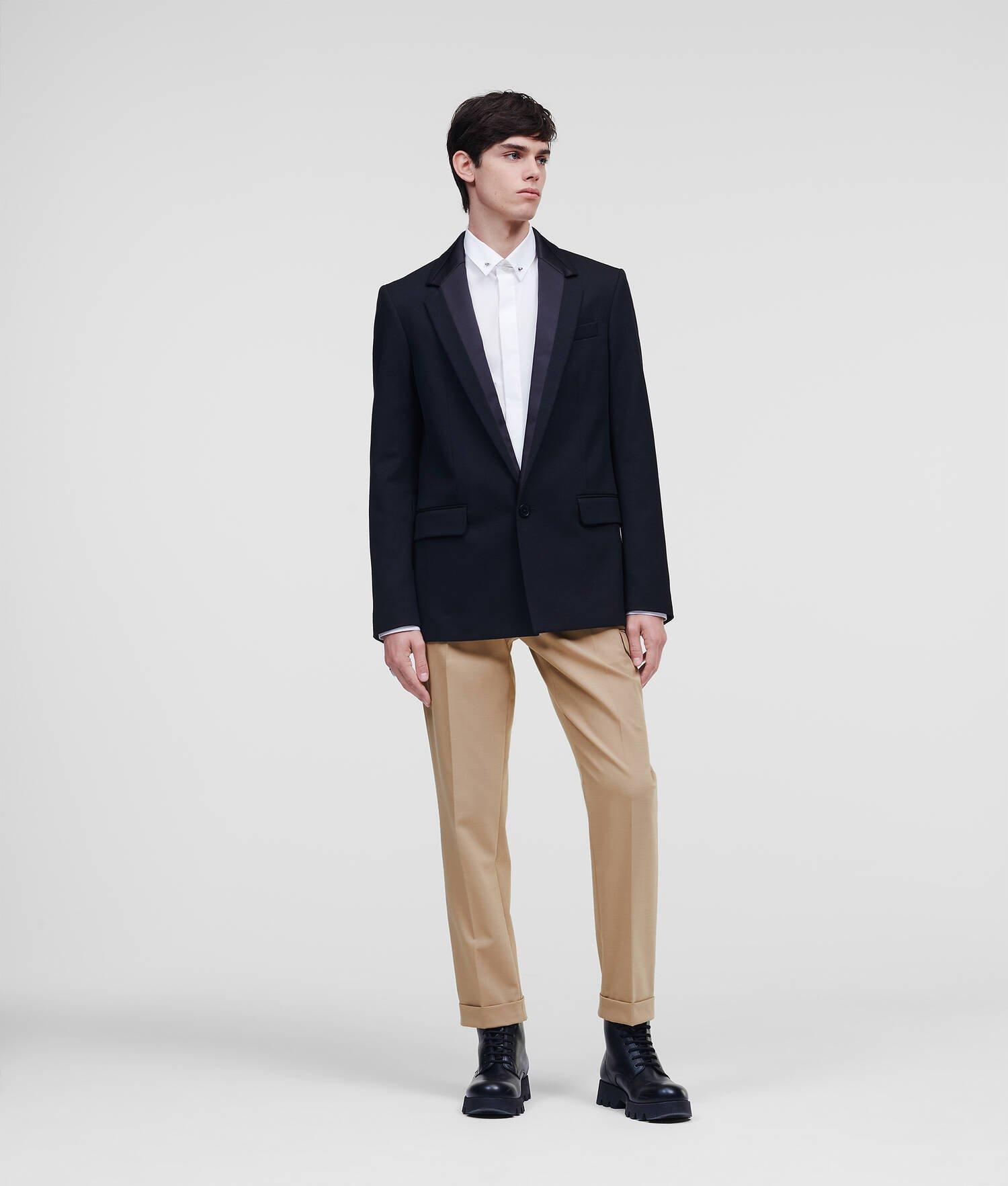 POPLIN SHIRT WITH COLLAR BAR Product Image