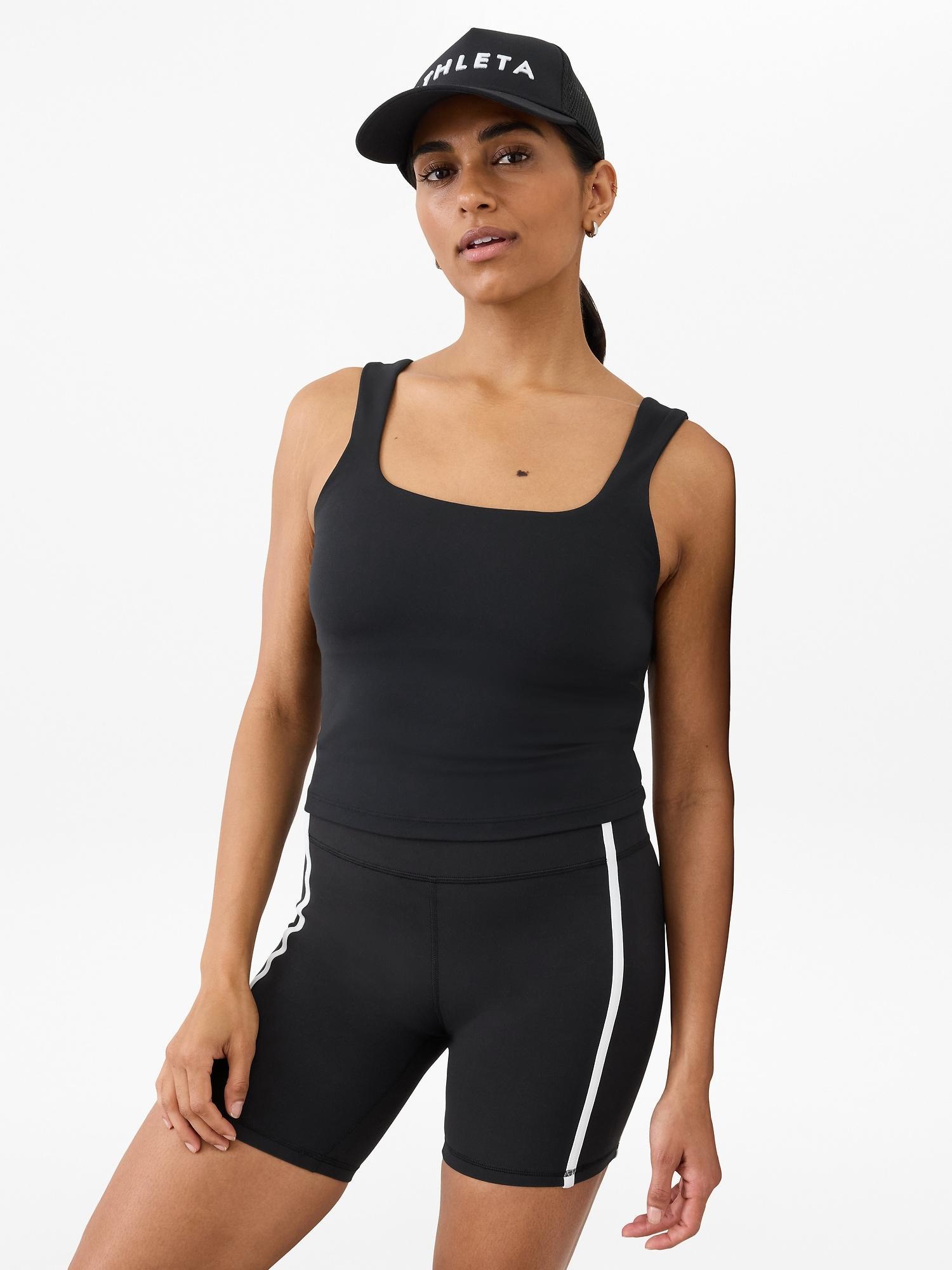 Transcend Square Neck Crop Sports Bra D-DD Product Image