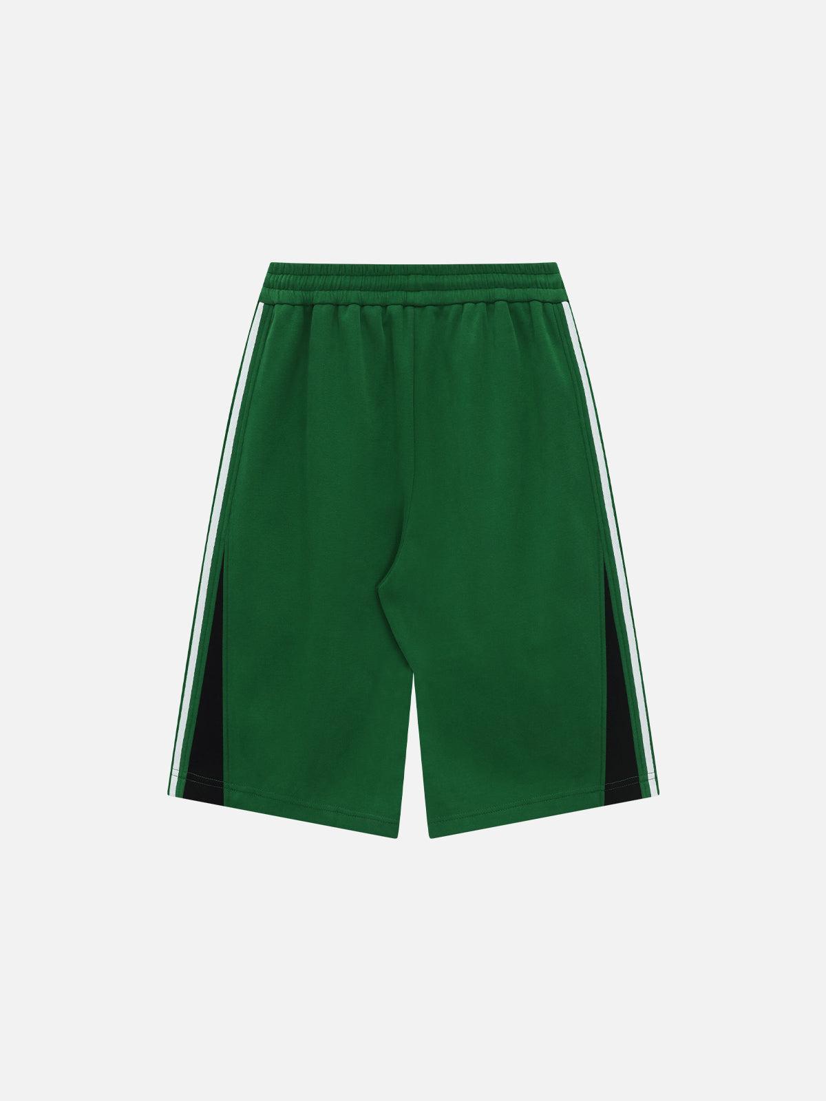 Aelfric Eden Stripe Patchwork Shorts Product Image