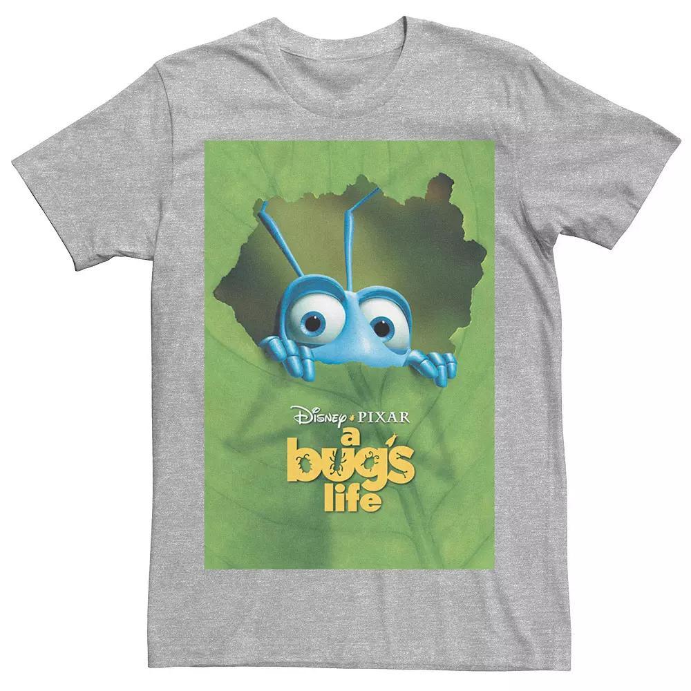Disney / Pixar's A Bug's Life Flik Men's Leaf Poster Tee, Size: Small, Athletic Grey Product Image