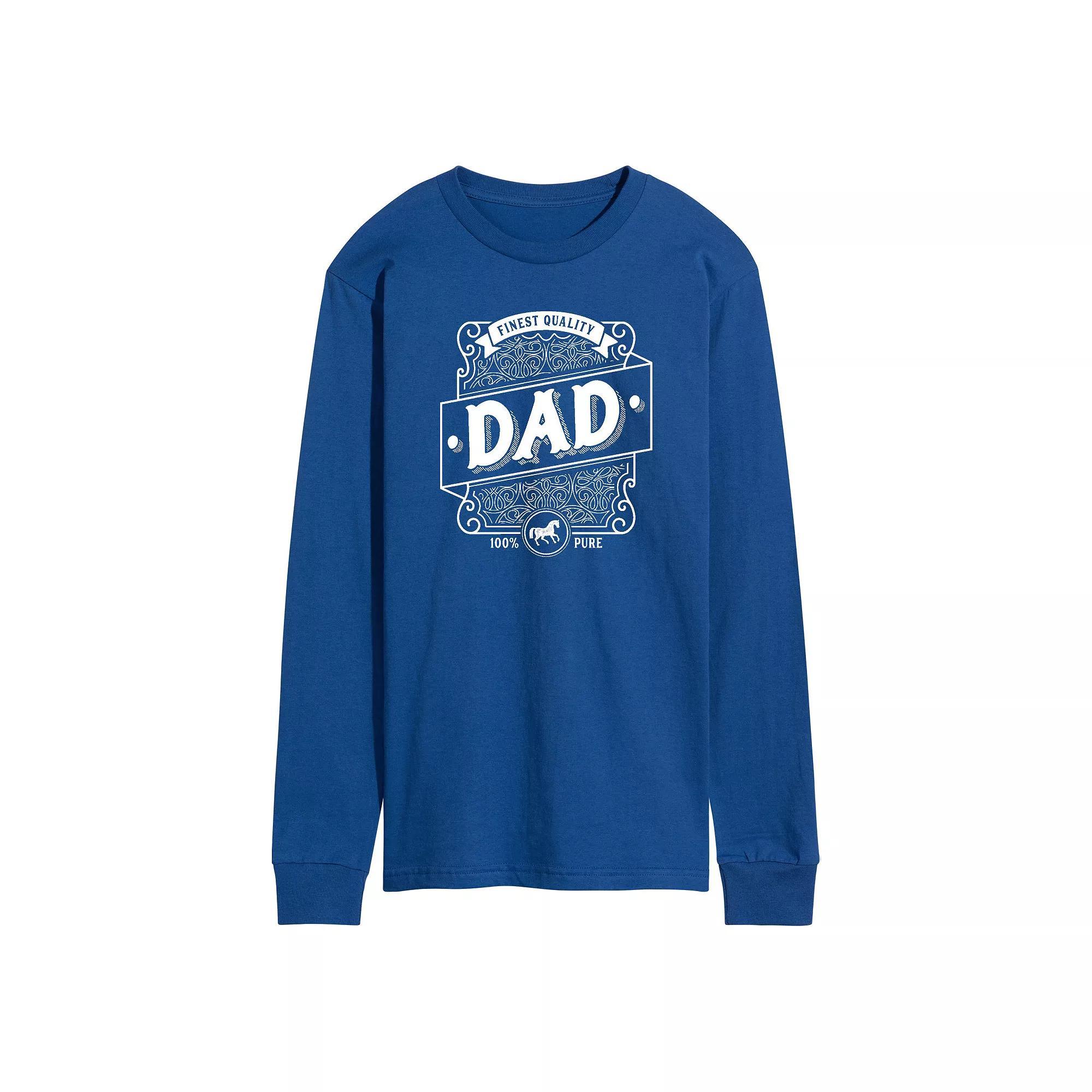 Mens Cold Pizza Lover Long Sleeve Graphic Tee Product Image