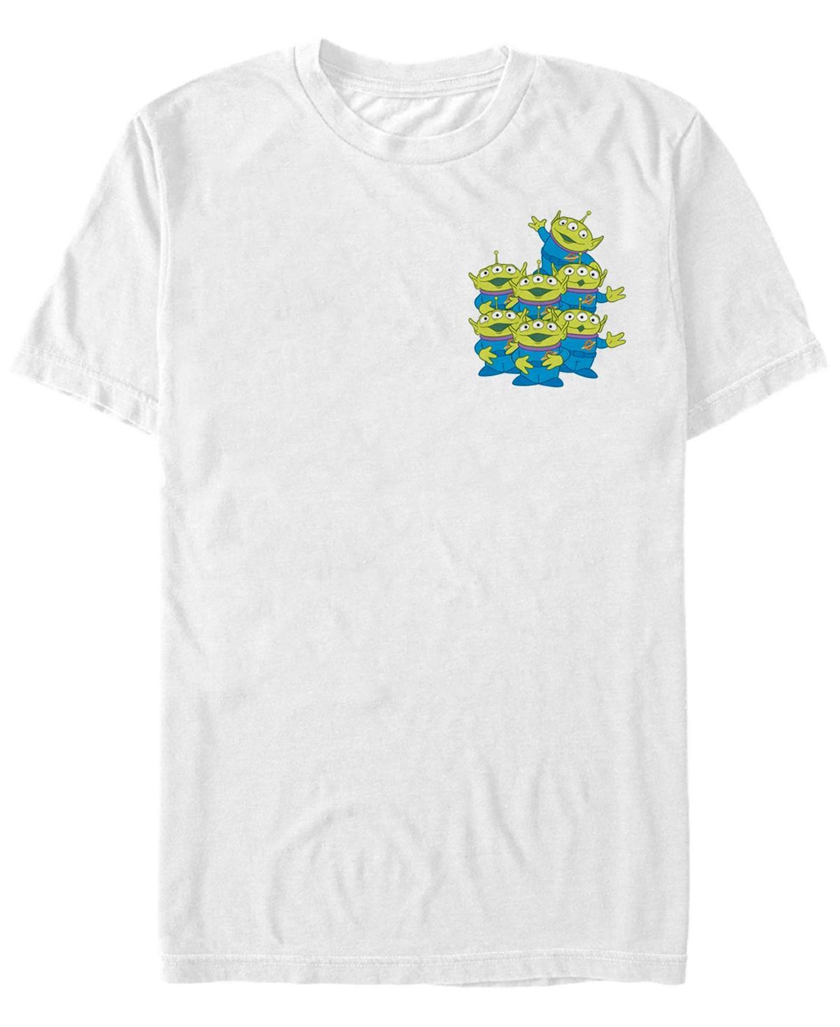 Disney / Pixar's Toy Story Aliens Men's Group Left Chest Tee, Size: XL, White Product Image