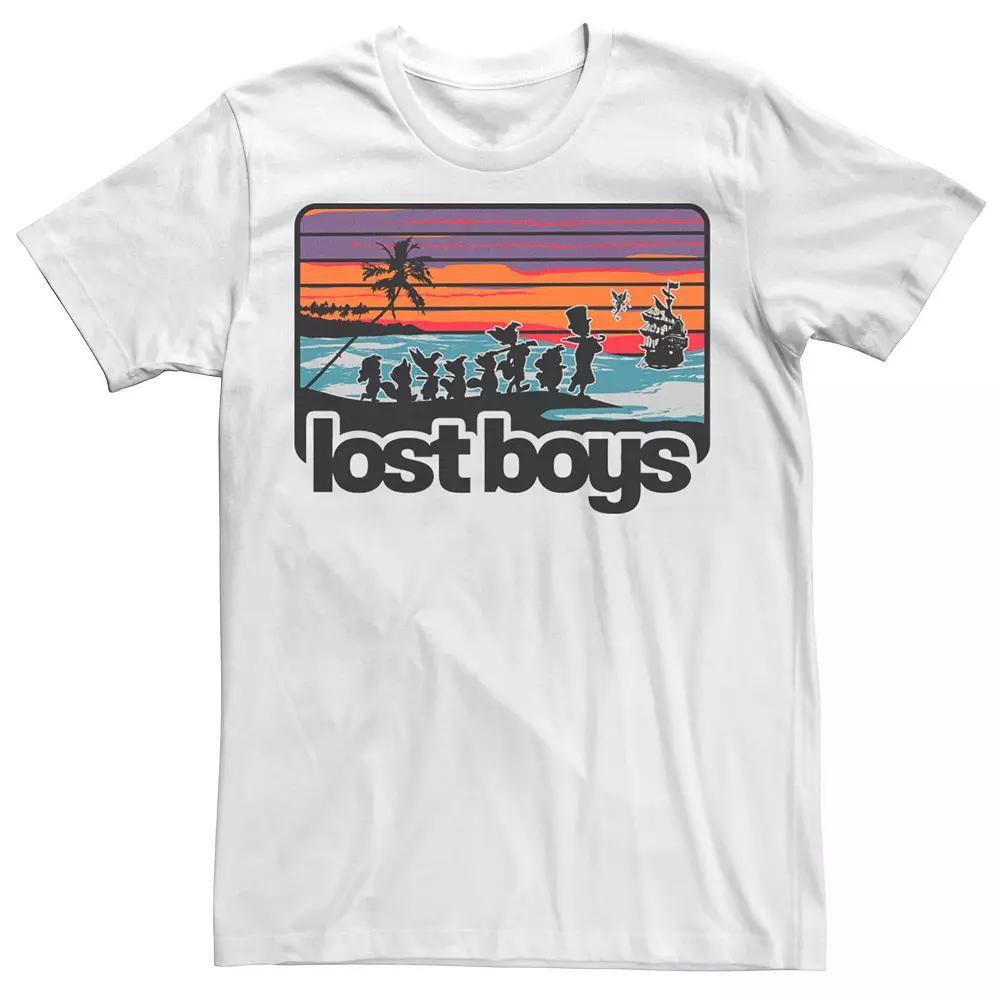 Disneys Peter Pan Mens Group Shot Lost Boys Color Stripes Tee Product Image