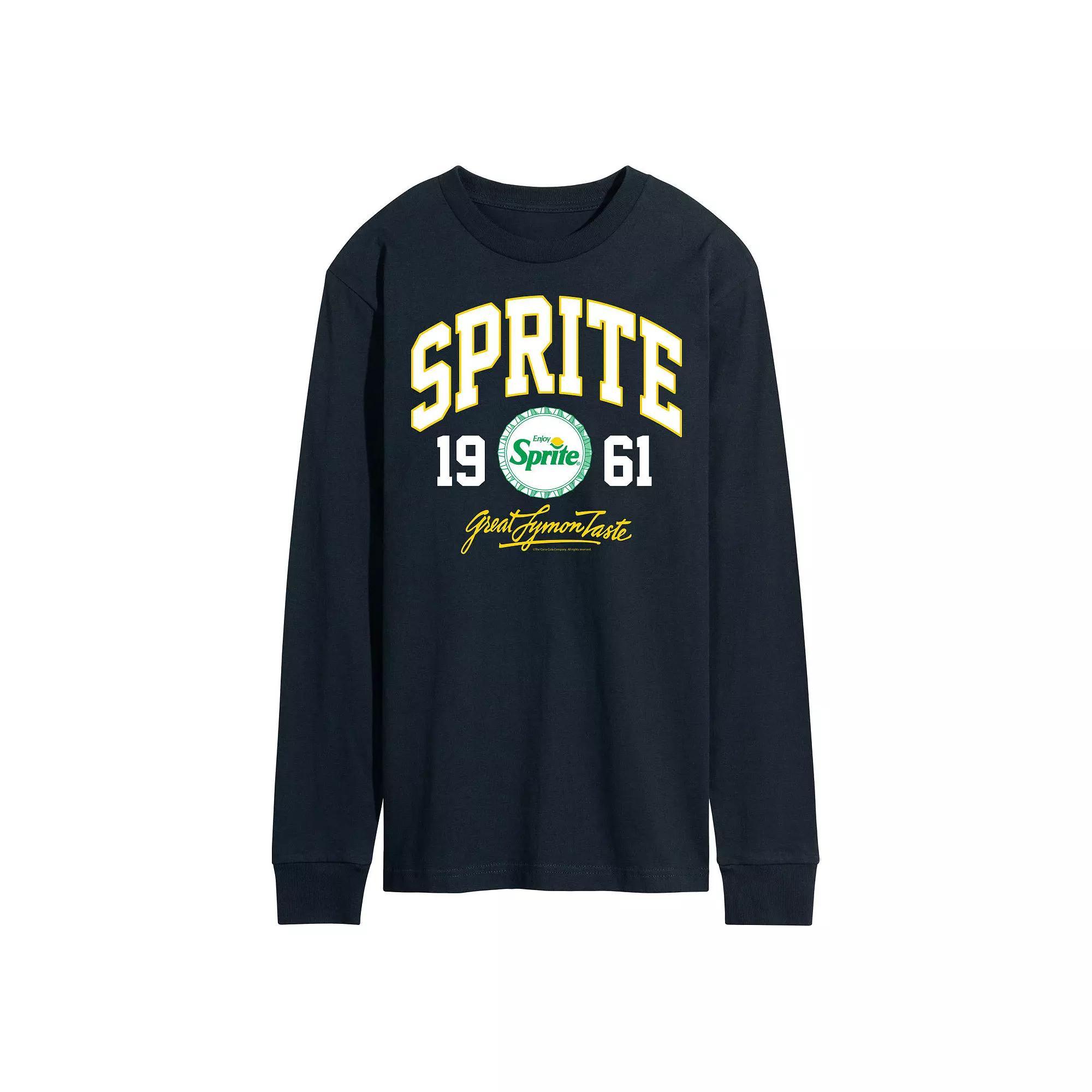 Mens Sprite Collegiate Long Sleeve Graphic Tee Product Image