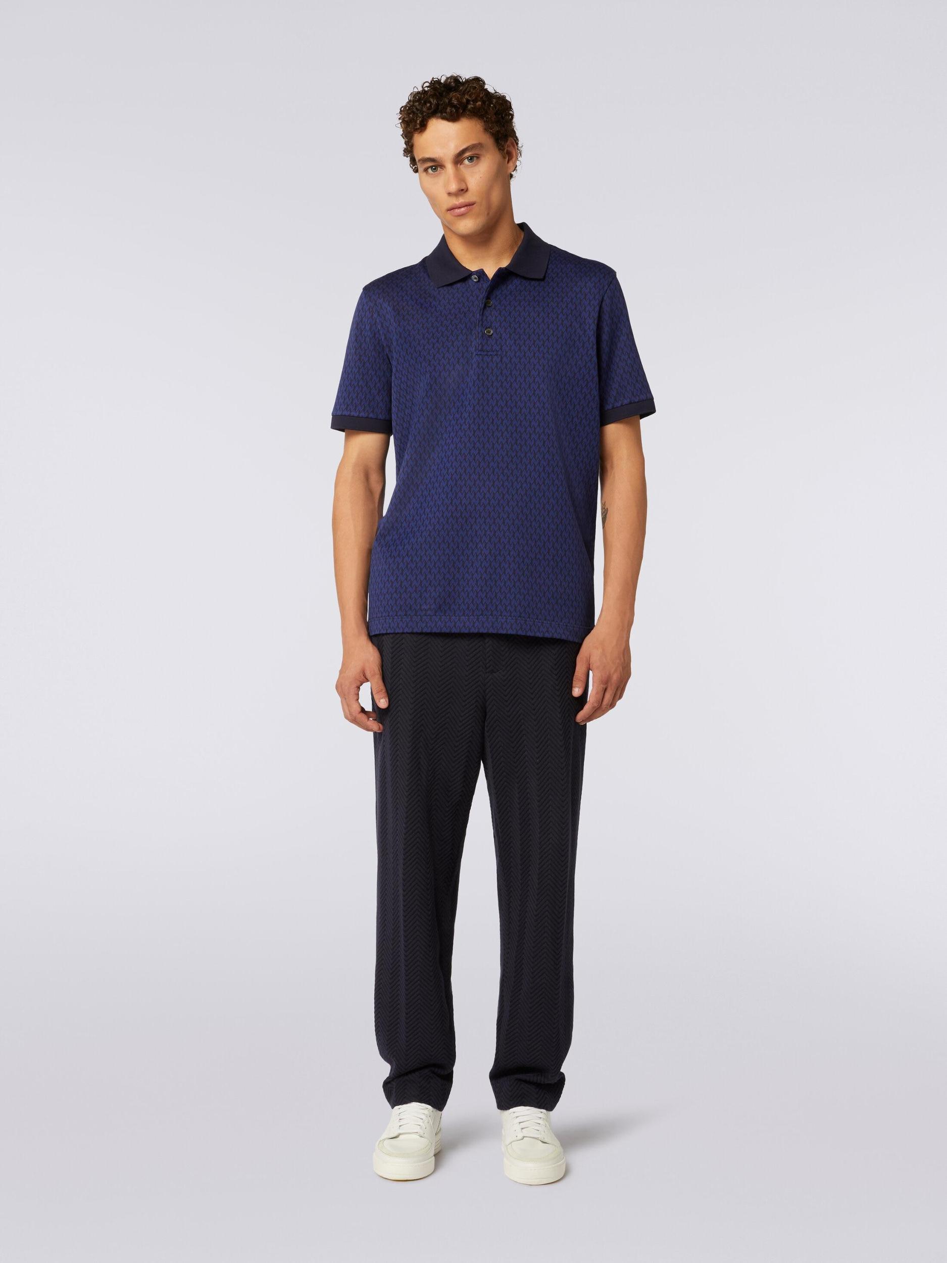Short-sleeved cotton polo shirt  Product Image