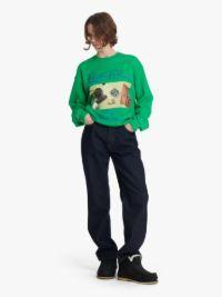 JW ANDERSON X QUEER SWEATSHIRT WITH PHOTO PRINT in green | JW Anderson US  Product Image