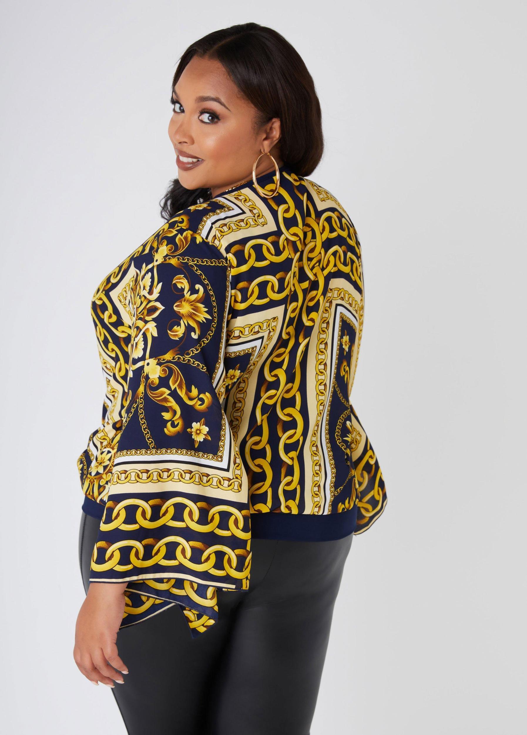 Status Faux Wrap Blouse Product Image