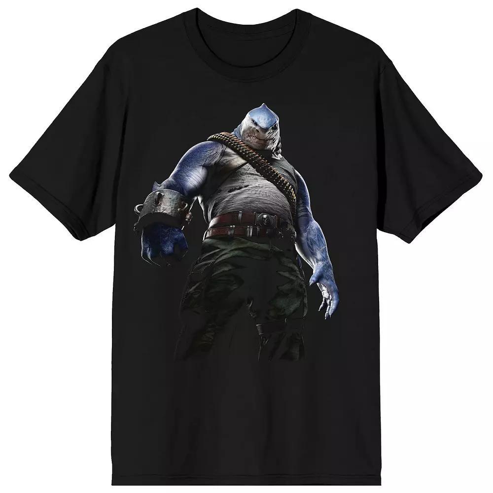 Men's DC Comics Suicide Squad Shark Graphic Tee, Size: XXL, Gray Product Image