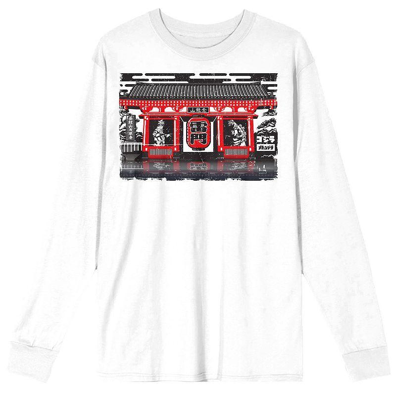 Men's Godzilla Classic Shin Long Sleeve, Size: Large, White Product Image