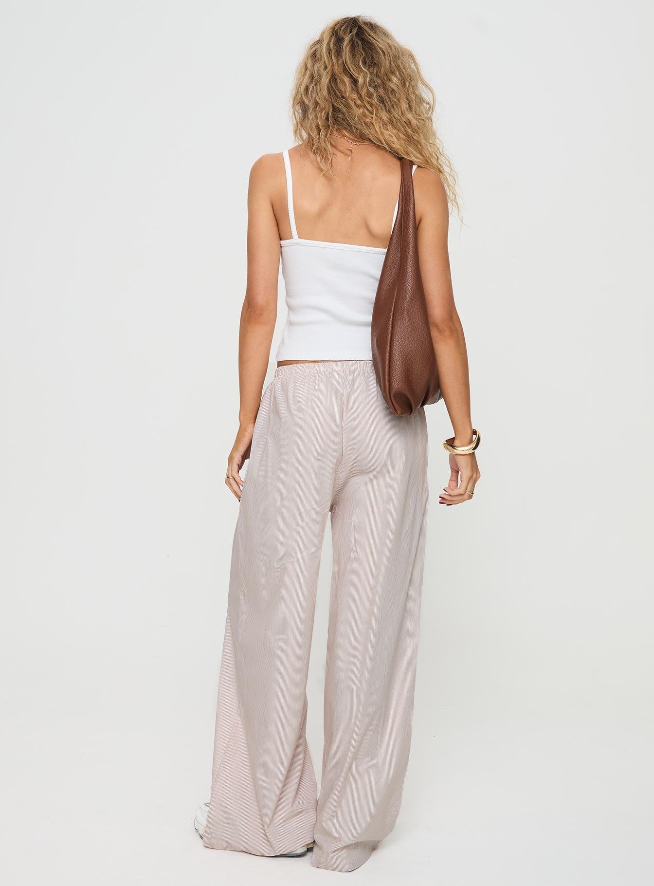 Ogilvie Pants Beige Stripe Product Image