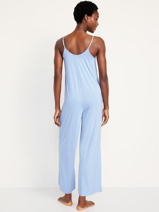 Knit Jersey Pajama Jumpsuit Product Image