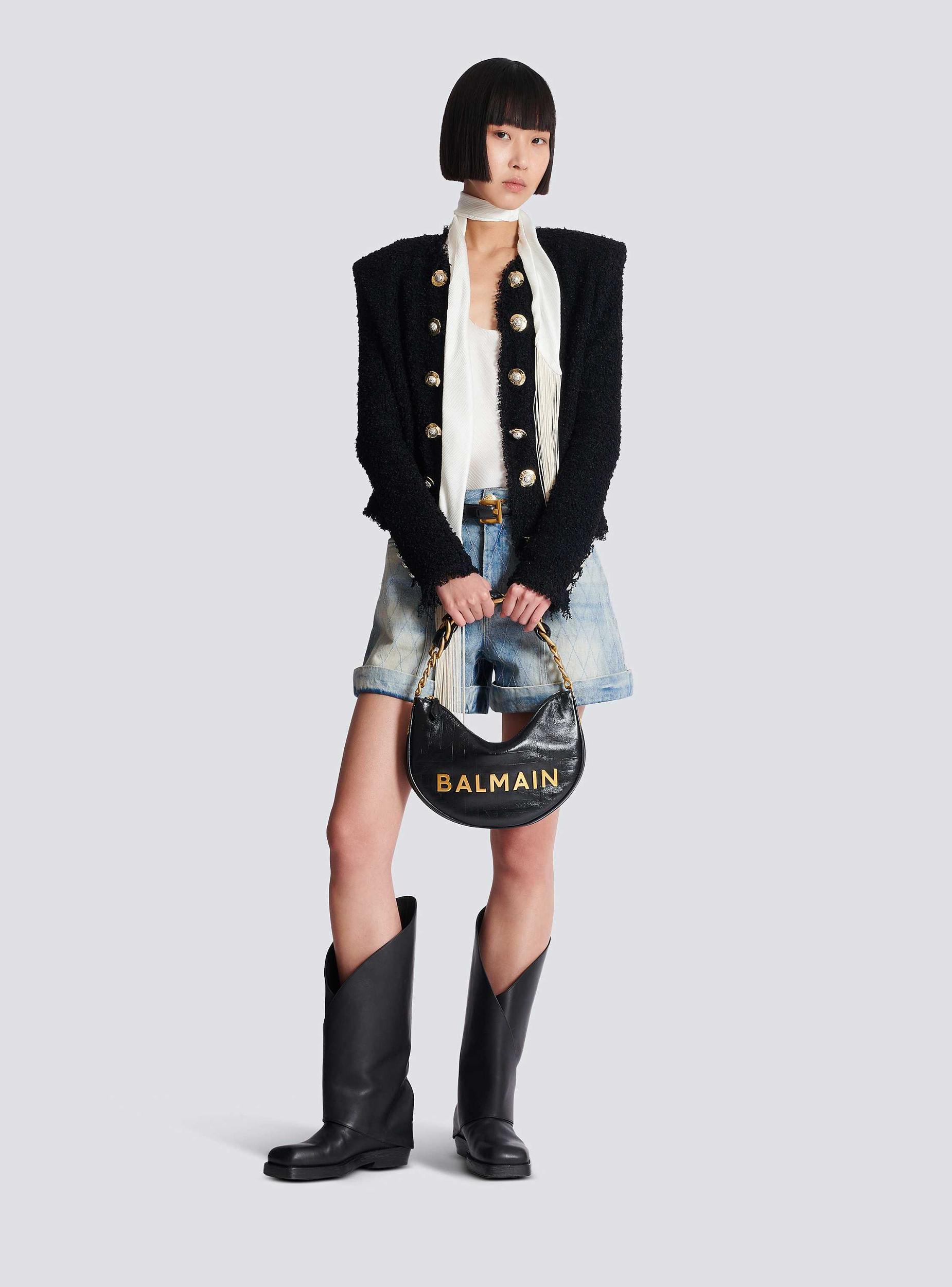 1945 Soft Moon crinkled calfskin leather bag Product Image