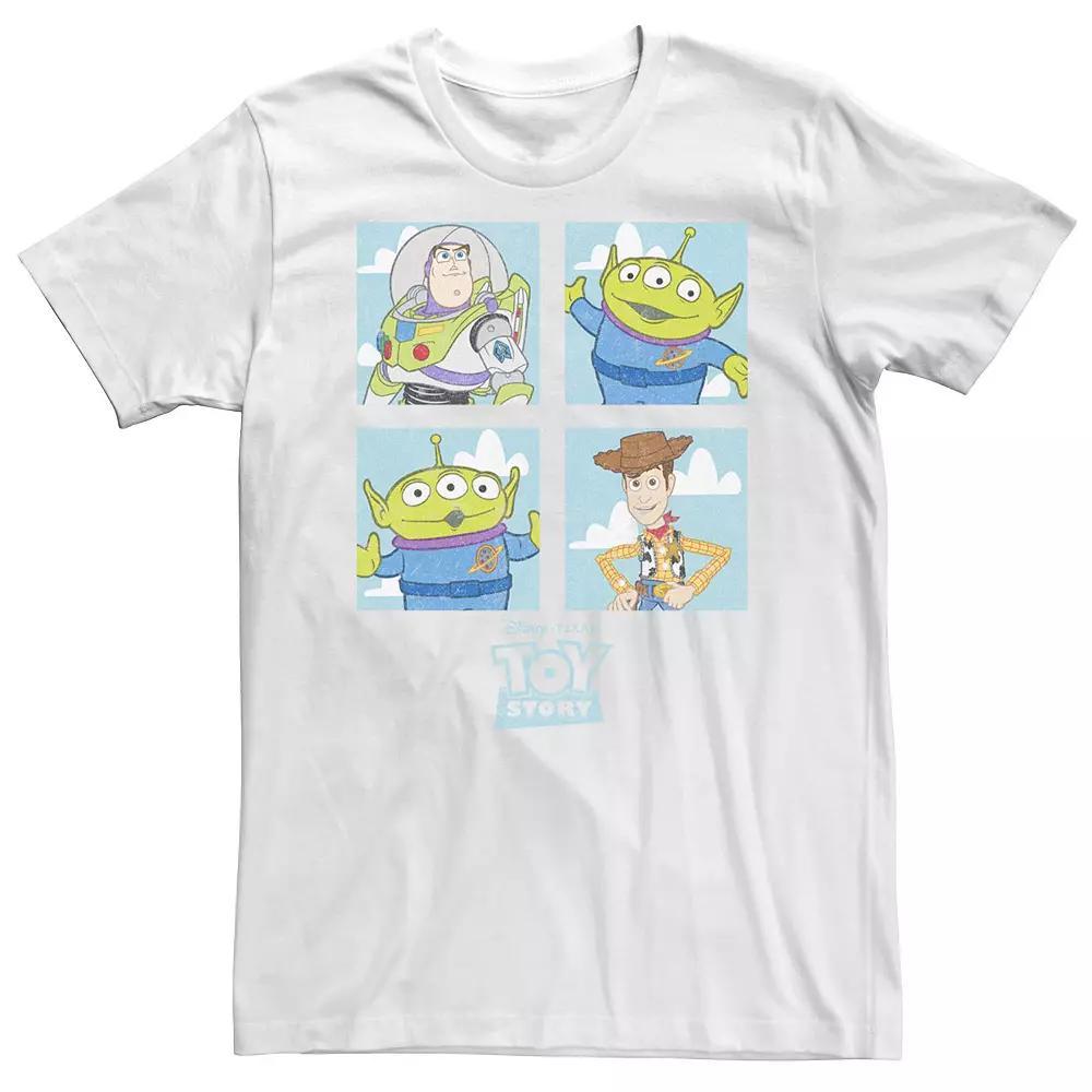 Big & Tall Disney / Pixar Toy Story Character Box Tee, Men's, Size: 5XL, White Product Image