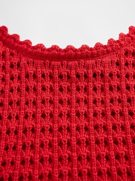 100% Cotton Crochet Tank Top Product Image
