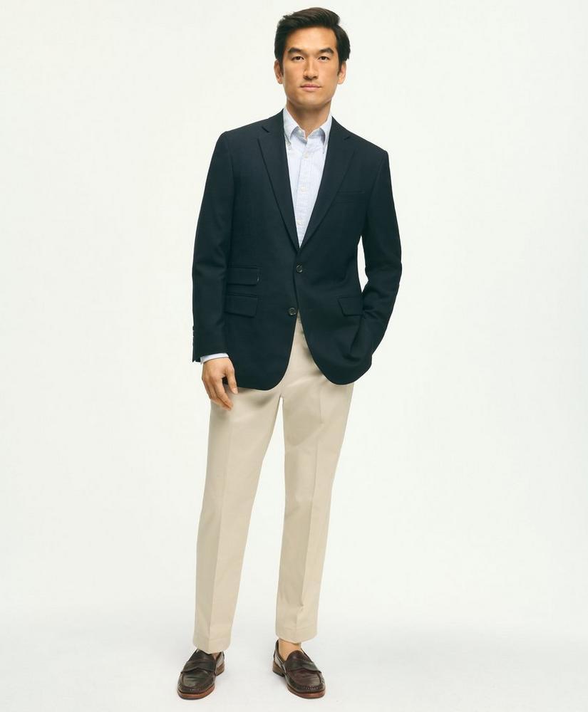 Classic Fit Stretch Wool Hopsack Blazer Product Image