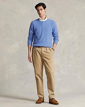Polo Ralph Lauren Cashmere Cable Knit Crewneck Sweater Product Image