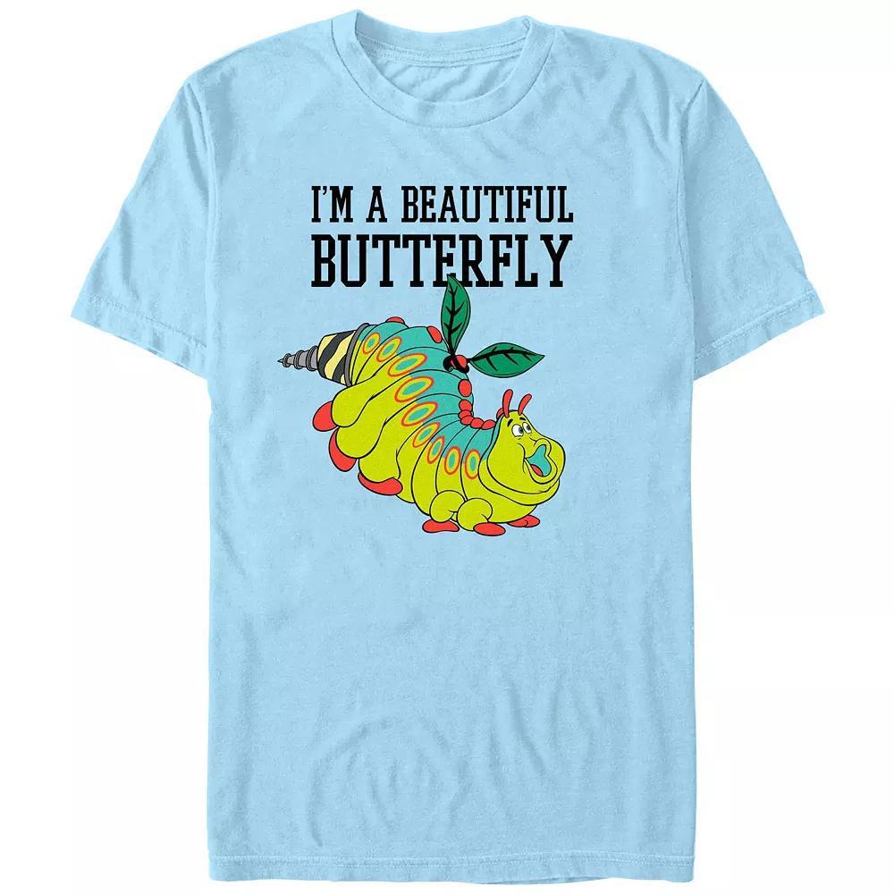 Men's A Bug's Life I'm A Beautiful Butterfly Graphic Tee, Size: XXL, Light Blue Product Image