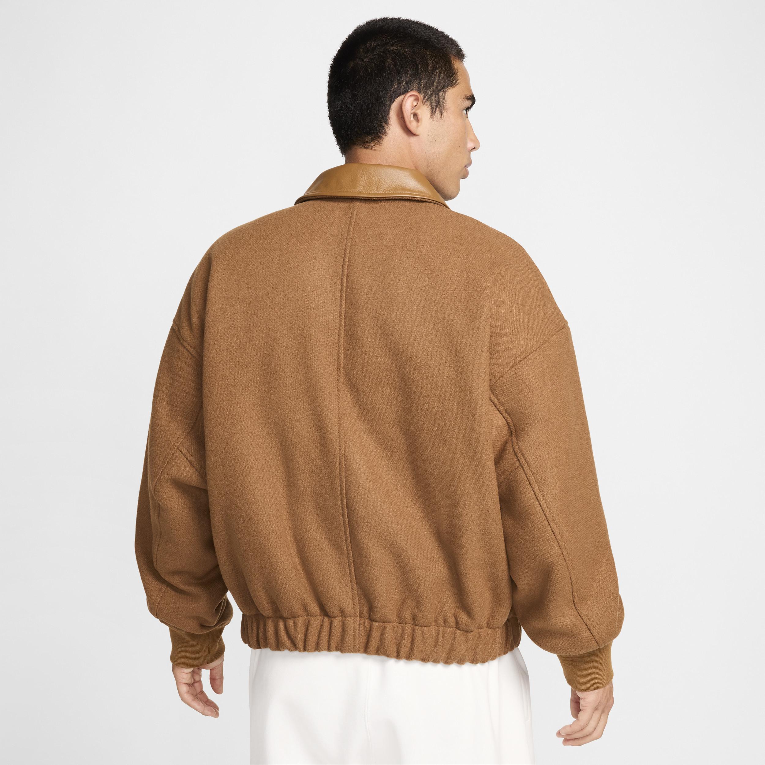 Nike Solo Swoosh Men's Wool Varsity Jacket Product Image