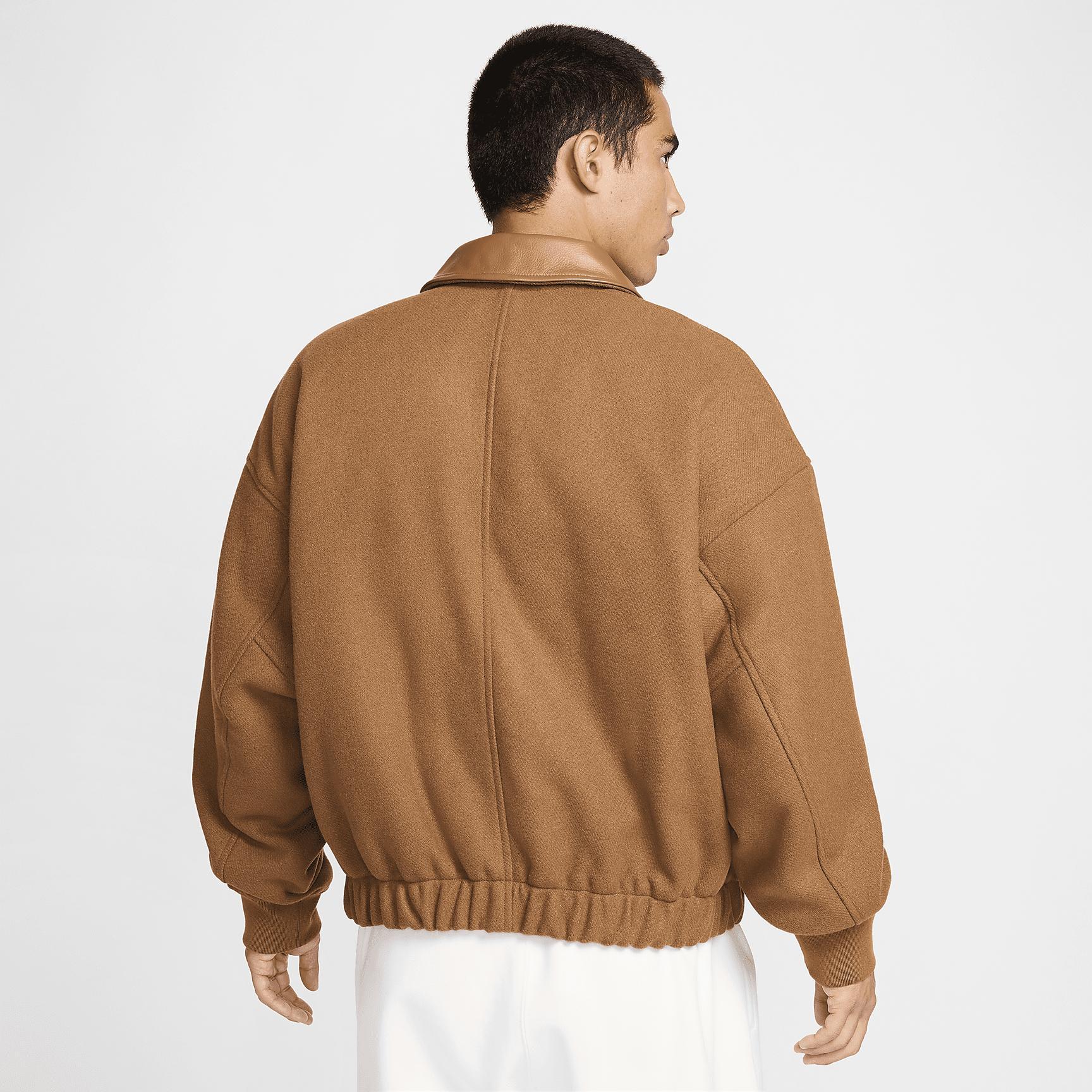 Nike Solo Swoosh Men's Wool Varsity Jacket Product Image