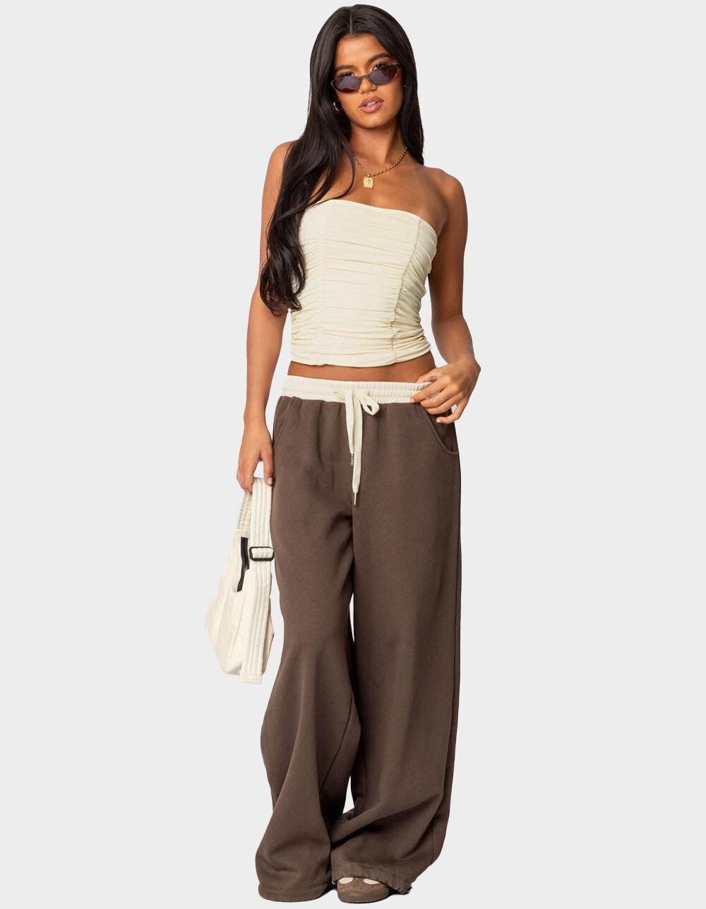 EDIKTED Fifi Gathered Strapless Top Product Image
