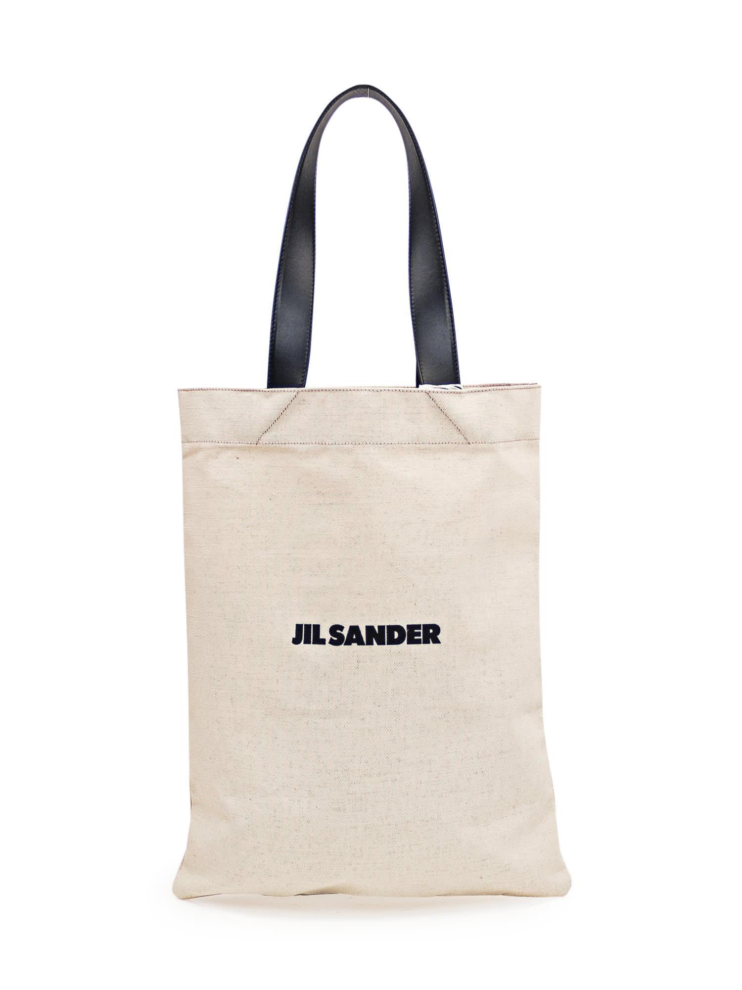 JIL SANDER Big Tote Bag In Nude & Neutrals Product Image