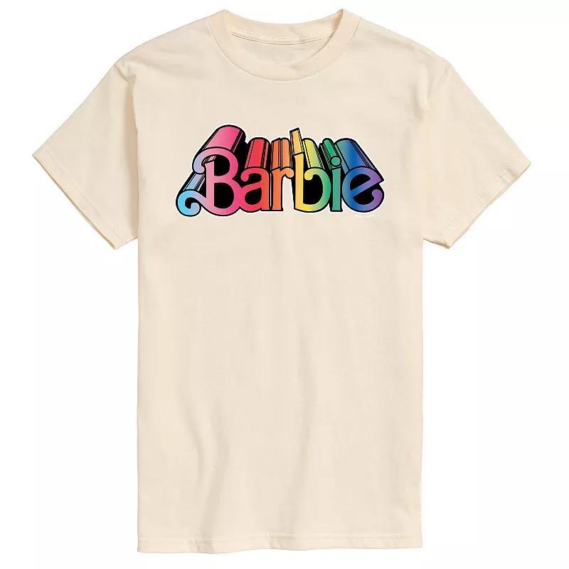 Mens Barbie Pride Logo Graphic Tee Product Image