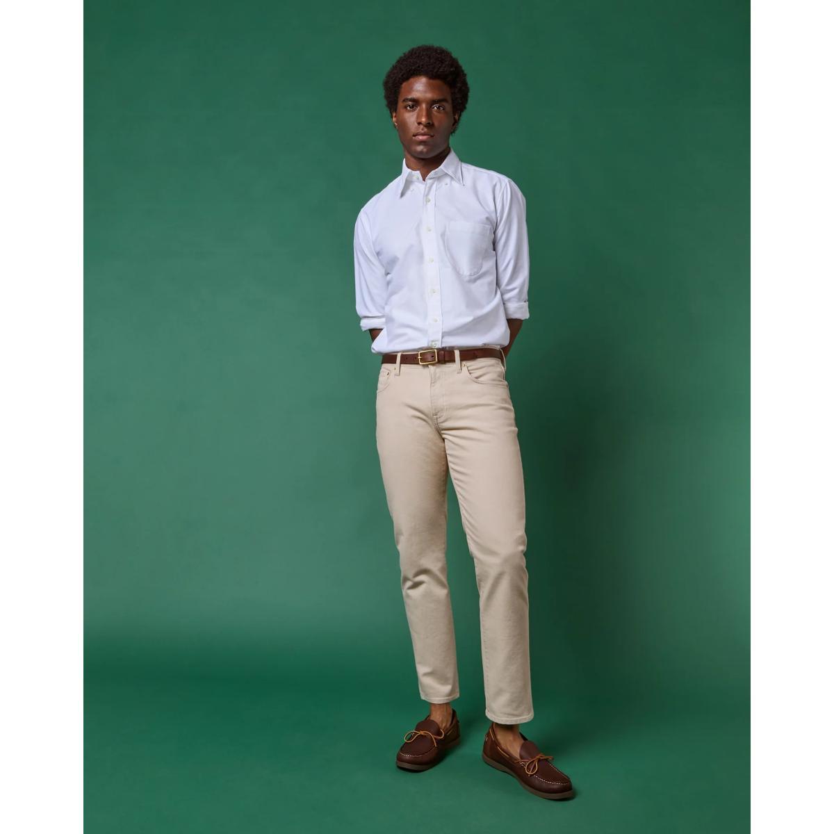 Clift Straight Leg Jean Garment-Dyed Stone Product Image