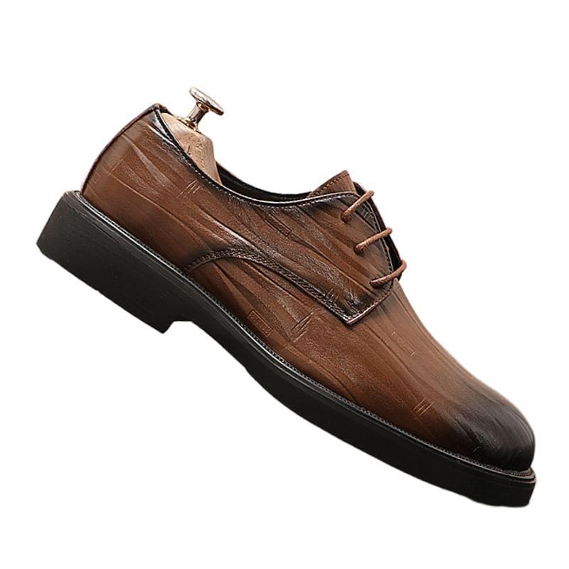 Ombre Lace-Up Derby Shoes Product Image