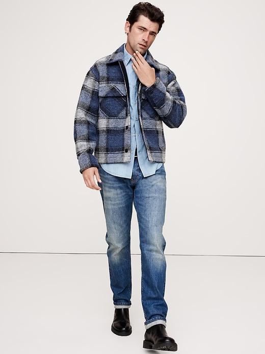 Standard-Fit Chambray Shirt Product Image